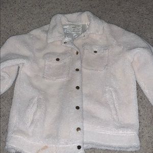 Cream forever 21 winter jacket